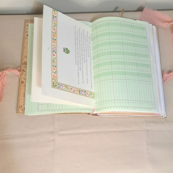 Handmade Junk Journal Diary Memory Keepsake with Bookmark and Tiny Notepad - Picture 8 of 13